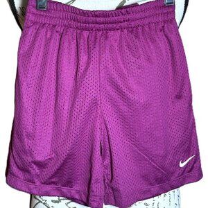 Children's Size Small Purple Mesh Nike 6" Inseam Athletic Training Shorts NWT